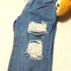 Take the lead ripped denim
